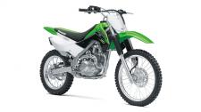 New 2018 KAWASAKI KLX140L LIME GREEN THE KLX140L OFF-ROAD MOTORCYCLE IS THE BIGGER BROTHER TO THE KLX140 AND PROVIDES A ROOMIER RIDING POSITION FOR TALLER RIDERS. IT FEATURES LARGER WHEELS AND INCREASED GROUND CLEARANCE FOR TACKLING MORE DEMANDING TRAIL RIDING.
Push button electric start
High-revving 144cc air-cooled, SOHC, 4-stroke engine
5-speed transmission with manual clutch
Taller (19F, 16R) wheels than the KLX140 (17F, 14R) contribute to a taller 31.5 inch seat height and higher 10.0 inch ground clearance
7.1 inches of front and rear suspension travel to soak up bumps
Front and rear disc brakes provide strong progressive stopping power