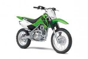 Featuring confident handling, KLX®140R motorcycles are the ideal entry into off-road riding. The easy-to-ride KLX140R lineup offers a 144cc engine, plush suspension and push button electric start, making for great trailblazers. 