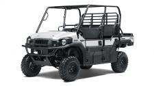 New 2019 KAWASAKI MULE PRO-DXT EPS BRIGHT WHITE MULE PRO-DXT EPS side x side puts down the hardworking muscle of a diesel engine with the versatility of 3- to 6-passenger seating.