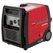 New 2017 HONDA EU3000I HANDI 3000 watts, 120V
The lightest 3000-watt inverter generator we’ve ever made
Wheels and folding handle for true portability
Compact design
Offset handles for easier lifting
Super quiet