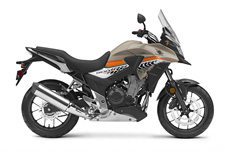 New 2016 HONDA CB500X ABS MATTE BROWN METALLIC If you could use a little more adventure in your life—and who couldn’t?—the CB500X can deliver on that idea at a surprisingly affordable price. That’s the beauty of owning an adventure-style bike like the CB500X—every time you look at this bike, it just about begs you to take it out in search of new roads, undiscovered places and fun sights to see. The CB500X is not just a great ride, it’s also equipped with a load of features that give it an extra dose of versatility, like the ABS version available for confident braking in less-than-ideal conditions.