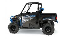 New 2017 POLARIS RANGER XP 1000 EPS HIGH LIFTER EDITION TITANIUM MATTE METALLIC The ProStar 1000 engine is tuned to put out an industry leading 80 HP and 61 lb-ft of torque for full-on power right when you need it. Twin cylinders ensure smooth operation and gives low end grunt for serious towing and hauling. RANGER XP 1000 puts out 15% more HP to the rear wheels than the Pioneer 1000. That means having more power on tap for when the jobs get heavy and tackling everyday tasks with ease. With 2,000 lbs. towing capacity and standard 2” receiver, the RANGER XP® 1000 allows you to tackle the toughest jobs with confidence. Additionally, a class-leading 1,275 lbs. payload capacity is highlighted by a rear box with gas-assist dumping operation that can tote up to 1,000 lbs. of materials and a full-sized pallet. With Polaris High Performance True On-Demand AWD system, all four wheels engage near instantly when your vehicle needs more forward traction and reverts back to 2WD when it doesn’t. No need to wait for pressure to build up or to stop and lock in a diff like our competitors. Also, when in 2WD, the VersaTrac Turf Mode switch unlocks the rear differential for easier, tighter turns that won’t tear up your lawn. RANGER is engineered to make maintenance quick and straightforward with easy to access service points for the oil filter, dipstick & drain plug. The Polaris Engineered™ PS-4 Extreme Duty and PS-4 Oil Change Kits are engineered to offer the right protection for your engine, the right amount of oil and the right filter to get the job done fast so you can get back to riding.