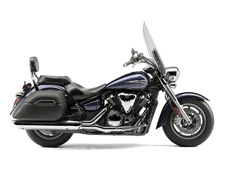 New 2015 YAMAHA V STAR 1300 TOURER SAPPHIRE BLUE Featuring a powerful, fuel-injected V-twin, the V Star 1300 Tourer goes, stops and handles like nothing else in its class. Throw in a comfortable 27.2-inch seat height, triple disc brakes, belt final drive, huge leather-wrapped hard sidebags, passenger backrest and windshield, and you’ve got the middle weight touring cruiser value of the century.