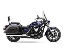 New 2015 YAMAHA V STAR 950 TOURER DEEP BLUE The V Star 950 Tourer offers serious middleweight performance and style in a confidence-inspiring ride. Lightweight, easy handling and a low seat appeal to new riders, while veterans appreciate the windshield, big locking saddlebags and passenger backrest. Perfect for commuting, exploring back roads, and overnight venturing.