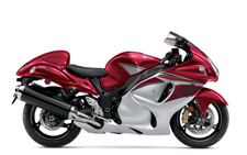 New 2016 SUZUKI GSX-R1300 HAYABUSA RED The Suzuki Hayabusa is quite simply the Ultimate Sportbike. Twist the throttle and it responds with awesome acceleration and crisp throttle response in every gear with an unbelievable top-end charge. Thanks to a lightweight and rigid twin-spar aluminum frame and state-of-the-art suspension, that performance is matched by equally impressive handling, providing exceptional control in tight corners, reassuring stability in sweeping turns and a smooth ride on the highway.