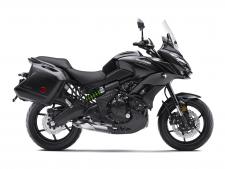 New 2016 KAWASAKI VERSYS 650LT BLACK Its combination of long-travel suspension, sporty 17” wheels, a slim upright riding position and a low-mid range focused parallel-twin engine result in a highly versatile package offering a confidence-inspiring ride while touring the open road.