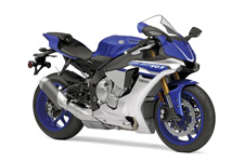 New 2016 YAMAHA YZF-R1 TEAM YAMAHA BLUE / MATTE SILVER The new YZF‑R1 blurs the line between MotoGP and production superbike like never before.