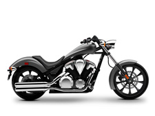 New 2016 HONDA FURY MATTE SILVER When was the last time you saw a beige motorcycle? Motorcycling has never been about blending in or being one of the herd, and that’s especially true in the world of cruisers and customs. But we think a bike has to work as good as it looks, and that’s what really sets the Honda Fury apart. Wanna turn some heads? The Fury is guaranteed to do that. But it’s also for riders who want a machine that they can cruise on all day long, that doesn’t spend its life in the service bay. Long, lean and mean, stretching nearly six feet from axle to axle, this is an outrageous testimony to the builder’s art. And the power and sound coming from its big 1312cc V-twin? Pure music. With clean, crisp lines few customs ever achieve, the Fury is as eye-catching when it’s stopped as when it’s rolling down the highway. One ride, and you’ll be hooked.