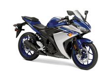 New 2016 YAMAHA YZF-R3 TEAM YAMAHA BLUE / MATTE SILVER Introducing the easiest way to enter the world of Yamaha R‑series superbike performance.