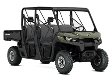 New 2017 CAN-AM DEFENDER MAX DPS HD8 GREEN Take control with the Defender MAX DPS that features comfortable Dynamic Power Steering (DPS), lightweight wheels and tires, adaptable storage, Visco Lok QE and more to make your job easier.