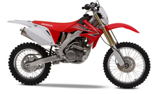 New 2017 HONDA CRF250X RED Every off-roader wants the light weight, crisp handling, and razor-sharp performance of a racebike. But everyone also wants it to be easier to ride, more forgiving, and offer the reliability of a machine that’s not on the ragged edge. Oh yeah, and it can’t cost a million bucks, either. Well, you’re in luck, because Honda’s CRF250X offers the best of both worlds, with none of the drawbacks.