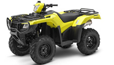 New 2017 HONDA FOURTRAX FOREMAN RUBICON 4X4 EPS ACTIVE YELLOW It doesn’t matter whether we’re talking about architecture, transportation, clothing, food or music: the real greats stand the test of time. And when you’re talking about all-terrain vehicles, that test means two things: how many hours a day you want to ride, and how long your ATV lasts. The Honda FourTrax Foreman Rubicon knocks it out of the park on both counts. It’s a premium ATV that places a premium on rider comfort—all-day comfort. And we have a great selection of Rubicon models with a wide range of features, so you can pick the one that’s perfect for you. And for 2017, we even have a model with the paint color applied over the bodywork—a first for a Honda ATV.