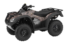 New 2017 HONDA FOURTRAX RINCON AT PHANTOM CAMO The outdoors can be a rough place—hot, cold, wet, dry, rocky, muddy, steep. But the smart outdoorsman—or outdoorswoman—knows that you don’t have to suffer. They find a way to smooth it instead of roughing it. And the Honda Rincon is one of the most refined, smooth, comfortable ATVs to ever take on what mother nature has to offer.