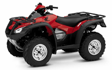 New 2017 HONDA FOURTRAX RINCON AT RED The outdoors can be a rough place—hot, cold, wet, dry, rocky, muddy, steep. But the smart outdoorsman—or outdoorswoman—knows that you don’t have to suffer. They find a way to smooth it instead of roughing it. And the Honda Rincon is one of the most refined, smooth, comfortable ATVs to ever take on what mother nature has to offer.