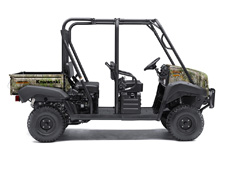 New 2017 KAWASAKI MULE 4010 TRANS 4X4 GREEN CAMO THE MULE 4010 TRANS4X4 CAMO SIDE X SIDE WITH REALTREE XTRA GREEN CAMO PATTERN EXUDES THE OUTDOOR SPORTSMAN LIFESTYLE. THIS VERSATILE MID-SIZE FOUR-PASSENGER WORKHORSE IS WELL EQUIPPED TO PUT IN A HARD DAY OF WORK AND SUPPORT HUNTING AND FISHING ADVENTURES.