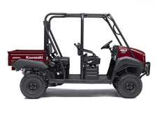 New 2017 KAWASAKI MULE 4010 TRANS 4X4 DARK ROYAL RED THE MULE 4010 TRANS4X4 SIDE X SIDE IS A VERSATILE MID-SIZE TWO- TO FOUR-PASSENGER WORKHORSE THAT’S CAPABLE OF PUTTING IN A HARD DAY OF WORK AS WELL AS TOURING AROUND THE PROPERTY.