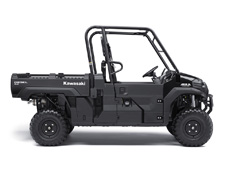 New 2017 KAWASAKI MULE PRO-DX DIESEL SUPER BLACK OUR POWERFUL, MOST CAPABLE, FULL-SIZE THREE-PASSENGER DIESEL MULE SIDE X SIDE EVER. THE 2016 MULE PRO-DX FEATURES THE LARGEST STEEL CARGO BED IN ITS CLASS, BIG ENOUGH TO CLOSE THE TAILGATE ON A FULL-SIZE WOODEN PALLET (40X48 INCHES) WITH UP TO A 1,000-LB. CARGO BED CAPACITY FOR SECURE TRANSPORT.
