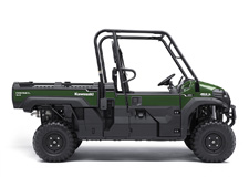 New 2017 KAWASAKI MULE PRO-DX EPS DIESEL TIMBERLINE GREEN THE MULE PRO-DX™ EPS IS OUR POWERFUL, MOST CAPABLE, FULL-SIZE, THREE-PASSENGER DIESEL MULE™ SIDE X SIDE YET. THIS HIGH-CAPACITY DIESEL MULE HAS THE LARGEST STEEL CARGO BED IN ITS CLASS SO YOU CAN EASILY LOAD A FULL-SIZE WOODEN PALLET (40X48 INCHES) WITH UP TO A 1,000-LB. CARGO BED CAPACITY* THEN CLOSE THE TAILGATE FOR TRANSPORT
