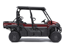 New 2017 KAWASAKI MULE PRO-DXT EPS LE DIESEL DARK ROYAL RED The 2017 MULE PRO-DXT side x side packs incomparable strength and endless durability backed by over a century of Kawasaki Heavy Industries, Ltd. engineering. For an innovative way to get the job done, the MULE PRO-DXT features a Trans Cab, allowing it to convert back and forth from three-passenger to six-passenger mode with ease. To top it off, the MULE PRO-DXT is backed confidently by the Kawasaki STRONG 3-Year Limited Warranty.