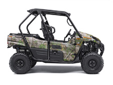 New 2017 KAWASAKI TERYX GREEN CAMO THE SPORTY KAWASAKI TERYX® CAMO SIDE X SIDE IS BUILT STRONG TO DOMINATE THE MOST DIFFICULT HUNTING TERRAIN.