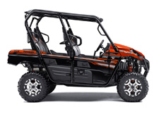 New 2017 KAWASAKI TERYX4 LE CANDY MATTE BURNT ORANGE Eager for action, the Kawasaki Teryx4 side x side is built to dominate the most demanding trails. With the perfect combination of rugged sport performance and useful capability, the Teryx4 is up for a variety of challenges. Backed by the strength of Kawasaki Heavy Industries, Ltd. and the Kawasaki STRONG 3-Year Limited Warranty, the Teryx4 is a versatile side x side that you can depend on.