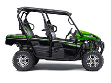New 2017 KAWASAKI TERYX4 LE CANDY LIME GREEN Eager for action, the Kawasaki Teryx4 side x side is built to dominate the most demanding trails. With the perfect combination of rugged sport performance and useful capability, the Teryx4 is up for a variety of challenges. Backed by the strength of Kawasaki Heavy Industries, Ltd. and the Kawasaki STRONG 3-Year Limited Warranty, the Teryx4 is a versatile side x side that you can depend on.