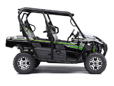 New 2017 KAWASAKI TERYX4 LE METALLIC STARDUST WHITE Eager for action, the Kawasaki Teryx4 side x side is built to dominate the most demanding trails. With the perfect combination of rugged sport performance and useful capability, the Teryx4 is up for a variety of challenges. Backed by the strength of Kawasaki Heavy Industries, Ltd. and the Kawasaki STRONG 3-Year Limited Warranty, the Teryx4 is a versatile side x side that you can depend on.