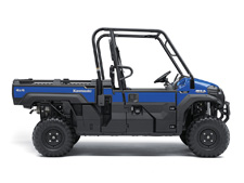 New 2017 KAWASAKI MULE PRO-FX EPS VIBRANT BLUE THE MULE PRO-FX EPS SIDE X SIDE HAS ELECTRIC POWER STEERING THAT SELF ADJUSTS TO DELIVER THE NECESSARY STEERING ASSISTANCE BASED ON SPEED, WHILE ALSO DAMPING KICKBACK TO THE STEERING WHEEL.