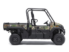 New 2017 KAWASAKI MULE PRO-FX EPS GREEN CAMO THE MULE PRO-FX EPS CAMO SIDE X SIDE FEATURES THE RICH PATTERNS OF REALTREE XTRA GREEN CAMOUFLAGE THAT CAN HELP GET YOU INTO A PERFECT POSITION ON THE HUNT WITHOUT EVER BEING NOTICED.