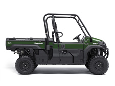 New 2017 KAWASAKI MULE PRO-FX EPS TIMBERLINE GREEN THE MULE PRO-FX EPS SIDE X SIDE HAS ELECTRIC POWER STEERING THAT SELF ADJUSTS TO DELIVER THE NECESSARY STEERING ASSISTANCE BASED ON SPEED, WHILE ALSO DAMPING KICKBACK TO THE STEERING WHEEL.
