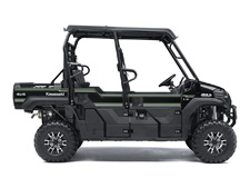 New 2017 KAWASAKI MULE PRO-FXT EPS LE SUPER BLACK The 2017 MULE PRO-FXT side x side has incomparable strength and endless durability backed by over a century of Kawasaki Heavy Industries, Ltd. engineering knowledge. Go and get the job done with the MULE PRO-FXT side x sides three-passenger Trans Cabsystem, or easily convert it to six-passenger mode for a revolutionary new way to work and play. To top it off, the MULE PRO-FX is backed confidently by the Kawasaki STRONG 3-Year Limited Warranty.