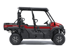New 2017 KAWASAKI MULE PRO-FXT EPS LE FIRECRACKER RED The 2017 MULE PRO-FXT side x side has incomparable strength and endless durability backed by over a century of Kawasaki Heavy Industries, Ltd. engineering knowledge. Go and get the job done with the MULE PRO-FXT side x sides three-passenger Trans Cabsystem, or easily convert it to six-passenger mode for a revolutionary new way to work and play. To top it off, the MULE PRO-FX is backed confidently by the Kawasaki STRONG 3-Year Limited Warranty.