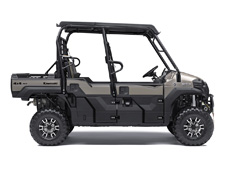 New 2017 KAWASAKI MULE PRO-FXT RANCH EDITION METALLIC TITANIUM Managing a ranch is hard work. To make the job easier, we created the MULE PRO-FXT Ranch Edition side x side with special components like a Warn Vantage Winch and Electric Power Steering (EPS) to help get the tough jobs done. Top it off with premium Metallic Titanium painted bodywork and the comfort of padded two-toned bench seats for the ultimate ranch hand.