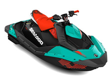 New 2017 SEA-DOO SPARK 2-UP TRIXX H.O. IBR CANDY BLUE / CHILI PEPPER New for 2017! Now you can play like never before, because pulling off tricks has never been so easy and so much fun – thanks to the SPARK TRIXX exclusive features. This is easily the most hair-raising and head-turning new ride on the water.
