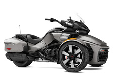 New 2017 CAN-AM SPYDER F3-T SE6 PURE MAGNESIUM METALLIC When it’s time for an extended Spyder F3 cruise, the F3-T is your bike. You get the added comfort of a tall windshield and smooth and quiet shocks. Then take along your stuff with integrated hard side luggage.