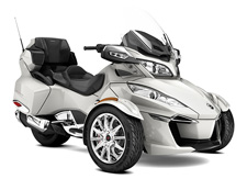 New 2017 CAN-AM SPYDER RT LIMITED PEARL WHITE The unrivaled touring motorcycle experience with GPS, long-distance seat and standard travel bag. The generous use of chrome adds even more style.
