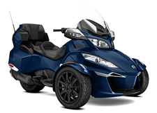 New 2017 CAN-AM SPYDER RT-S SE6 ORBITAL BLUE METALLIC As the premium open-air ultimate touring vehicle, the Spyder RT-S goes the extra mile with an adjustable rear air suspension and a premium passenger experience.