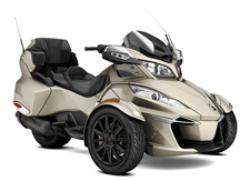 New 2017 CAN-AM SPYDER RT-S SE6 CHAMPAGNE METALLIC As the premium open-air ultimate touring vehicle, the Spyder RT-S goes the extra mile with an adjustable rear air suspension and a premium passenger experience.
