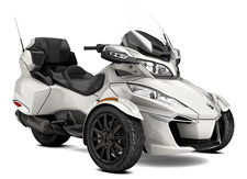 New 2017 CAN-AM SPYDER RT-S SE6 PEARL WHITE As the premium open-air ultimate touring vehicle, the Spyder RT-S goes the extra mile with an adjustable rear air suspension and a premium passenger experience.