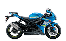 New 2017 SUZUKI GSX-R750 METALLIC TRITON BLUE Three decades ago Suzuki revolutionized sport bikes with the introduction of the GSX-R750. Ever since then, the GSX-R750 has remained true to its original concept and championship-winning heritage. On the road or on the track, the GSX-R750 delivers a breathtaking combination of outstanding engine performance, crisp handling, compact size and light weight. Its secret is an unequaled pairing of 750cc performance with the lightweight, compact chassis of a 600cc Supersport, complemented by technologically advanced suspension front and rear. Try a GSX-R750 and you’ll quickly realize this motorcycle defines performance riding from the center of the sportbike class.