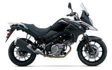 New 2017 SUZUKI V-STROM 650 WHITE Renowned for its versatility, reliability and value, the V-Strom 650 has attracted many riders who use it for touring, commuting, or a fun ride when the spirit moves them. It is a touchstone motorcycle balanced with a natural riding position, comfortable seat and a flexible engine character that produces stress-free riding during brief daily use or a high-mile adventure. The new 2017 V-Strom 650 now mimics the looks of the V-Strom 1000, unifying the V-Strom family. This new V-Strom has increased engine performance and great fuel economy while achieving world-wide emission standards. A number of other updates, including weight savings and a thinner chassis, has resulted in a V-Strom that is more versatile, more controllable, and more accessible to elevate its total performance so it’s simply “More V-Strom”. And that’s what a rider wants; more of a good ride.