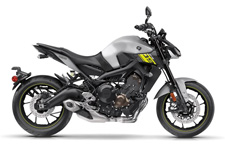 New 2017 YAMAHA FZ-09 MATTE SILVER THE ULTIMATE STREET FIGHTER ‑ NOW EVEN MEANER The new FZ‑09’s powerful 847cc in‑line 3‑cylinder crossplane crankshaft concept engine and new refinements deliver huge thrills, style and class‑leading performance.