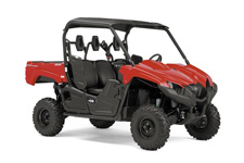 New 2017 YAMAHA VIKING RED W/ SUNTOP Class‑Leading Workhorse – With true three‑person seating, the enhanced Viking sets a new standard in comfort and convenience with a smooth, quiet and supremely capable ride.