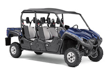New 2017 YAMAHA VIKING VI EPS SE MIDNIGHT BLUE METALLIC W/ SOFT SUNTOP & ALUMINUM WHEELS Chore‑Chasing Good Looks – Viking VI EPS SE offers smooth looks and a quiet ride showcasing superior off‑road capability, comfort and convenience for six.