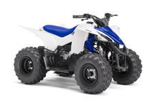 New 2017 YAMAHA YFZ50 TEAM YAMAHA BLUE / WHITE All‑New YFZ50 – Performance meets pure sport styling for 6‑year‑old and up riders ready to begin their lifelong off‑road adventure.