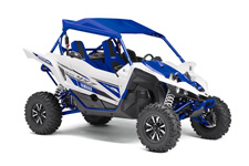 New 2017 YAMAHA YXZ1000R EPS SS TEAM YAMAHA BLUE / WHITE W/ BLUE SUNTOP & ALUMINUM WHEELS Grab a Gear – The new YXZ1000R SS puts pure sport performance at your fingertips with an all‑new 5‑speed sequential Sport Shift (SS) transmission with automatic clutch.