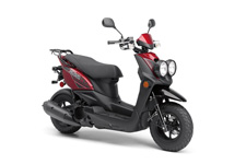 New 2017 YAMAHA ZUMA 50F RASPBERRY METALLIC 132 MPGs OF BOLD RELIABLE FUN – The Zuma 50F features a bold design and highly efficient, reliable performance for non‑stop fun.
