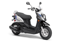 New 2017 YAMAHA ZUMA 50FX QUICK SILVER SPORTY ‑ FUN ‑ EFFICIENT – The Zuma 50FX is sporty and fun to ride and highly efficient, with plenty of storage under the seat.