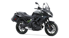 New 2017 KAWASAKI VERSYS 650LT METALLIC FLAT BLACK / METALLIC CARBON GRAY ITS COMBINATION OF LONG-TRAVEL SUSPENSION, SPORTY 17” WHEELS, A SLIM UPRIGHT RIDING POSITION AND A COMPACT PARALLEL-TWIN ENGINE RESULTS IN A HIGHLY VERSATILE PACKAGE, OFFERING RIDERS MAXIMUM RIDING EXCITEMENT. ITS COMBINATION OF LONG-TRAVEL SUSPENSION, SPORTY 17” WHEELS, A SLIM UPRIGHT RIDING POSITION AND A COMPACT PARALLEL-TWIN ENGINE RESULTS IN A HIGHLY VERSATILE PACKAGE, OFFERING A CONFIDENCE-INSPIRING RIDE WHILE TOURING THE OPEN ROAD.