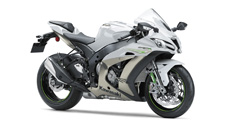 New 2017 KAWASAKI NINJA ZX-10R PEARL BLIZZARD WHITE / METALLIC FLAT RAW TITANIUM No other supersport can claim the World Superbike Championship like the Ninja ZX-10R. The Ninja ZX-10R propelled Kawasaki rider, Tom Sykes, to overall championship podium finishes every year since 2012—securing a championship title in 2013—and delivered back-to-back championships for 2015 and 2016, this time with Jonathan Rea aboard.